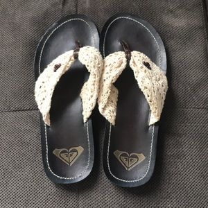 Roxy Flip Flops Sz 7 EUC